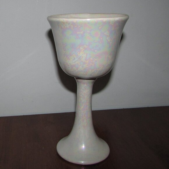 Hand-made Pearlized Ceramic Goblets - Set of 12 - Picture 6 of 11